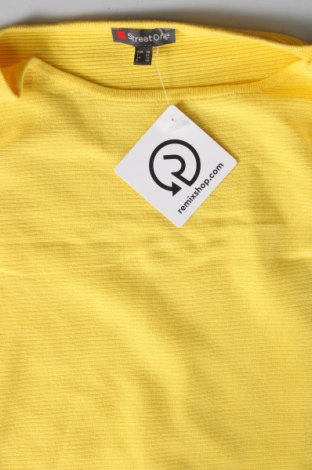 Дамски пуловер Street One, Размер M, Цвят Жълт, Цена 35,00 лв.