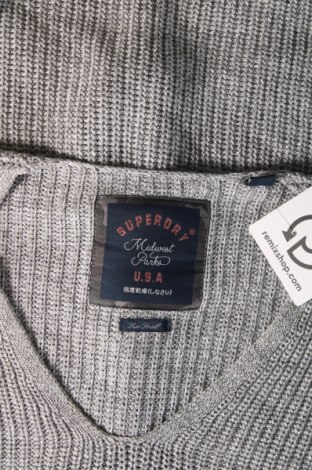 Дамски пуловер Superdry, Размер S, Цвят Сив, Цена 30,80 лв.