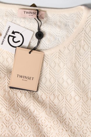 Дамски пуловер TWINSET, Размер S, Цвят Бежов, Цена 172,20 лв.