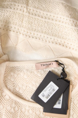 Damski sweter TWINSET, Rozmiar XS, Kolor ecru, Cena 283,05 zł