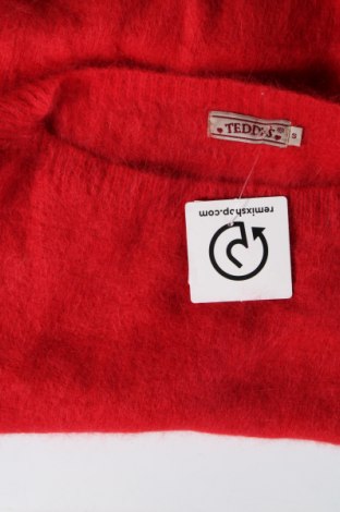 Γυναικείο πουλόβερ Teddy's, Μέγεθος S, Χρώμα Κόκκινο, Τιμή 4,31 €