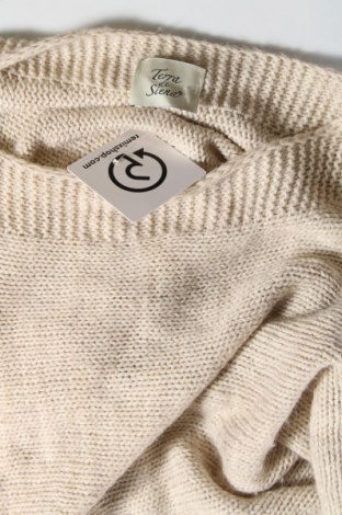 Γυναικείο πουλόβερ Terra di Siena, Μέγεθος M, Χρώμα Εκρού, Τιμή 3,25 €