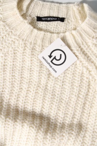 Γυναικείο πουλόβερ Terranova, Μέγεθος S, Χρώμα Λευκό, Τιμή 8,07 €