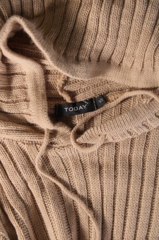 Дамски пуловер Today, Размер S, Цвят Бежов, Цена 13,05 лв.