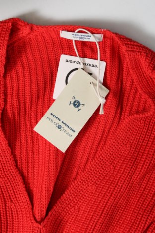 Γυναικείο πουλόβερ Tom Tailor, Μέγεθος XL, Χρώμα Κόκκινο, Τιμή 8,52 €