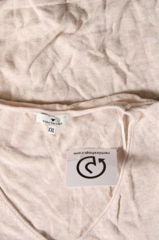 Γυναικείο πουλόβερ Tom Tailor, Μέγεθος XXL, Χρώμα  Μπέζ, Τιμή 21,65 €