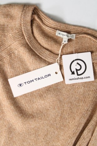 Дамски пуловер Tom Tailor, Размер XS, Цвят Кафяв, Цена 18,60 лв.
