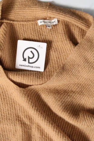 Дамски пуловер Tom Tailor, Размер XS, Цвят Кафяв, Цена 18,45 лв.