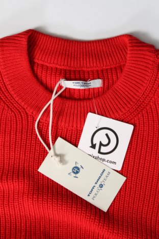 Γυναικείο πουλόβερ Tom Tailor, Μέγεθος S, Χρώμα Κόκκινο, Τιμή 7,19 €