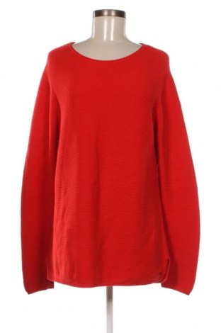 Дамски пуловер Tom Tailor, Размер XL, Цвят Червен, Цена 21,00 лв.
