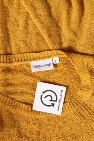 Дамски пуловер Trend One, Размер L, Цвят Жълт, Цена 6,38 лв.