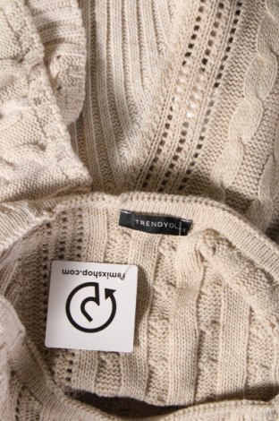 Γυναικείο πουλόβερ Trendyol, Μέγεθος S, Χρώμα  Μπέζ, Τιμή 8,00 €