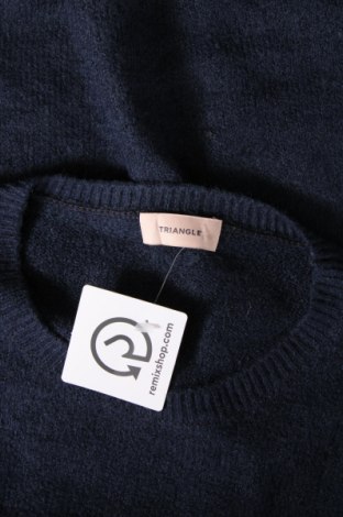 Дамски пуловер Triangle By s.Oliver, Размер L, Цвят Син, Цена 8,75 лв.