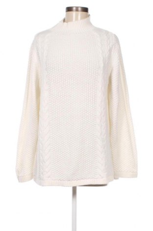 Γυναικείο πουλόβερ Ulla Popken, Μέγεθος XL, Χρώμα Λευκό, Τιμή 25,36 €