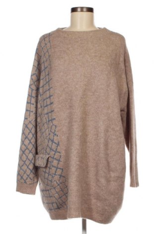 Дамски пуловер Ulla Popken, Размер L, Цвят Кафяв, Цена 41,00 лв.