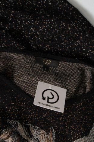 Дамски пуловер Un Deux Trois, Размер L, Цвят Черен, Цена 41,87 лв.