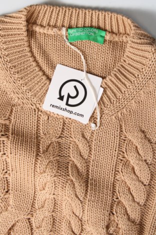 Damski sweter United Colors Of Benetton, Rozmiar XL, Kolor Brązowy, Cena 247,89 zł