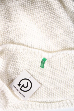 Дамски пуловер United Colors Of Benetton, Размер M, Цвят Бял, Цена 18,90 лв.