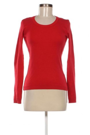 Дамски пуловер United Colors Of Benetton, Размер S, Цвят Червен, Цена 14,00 лв.