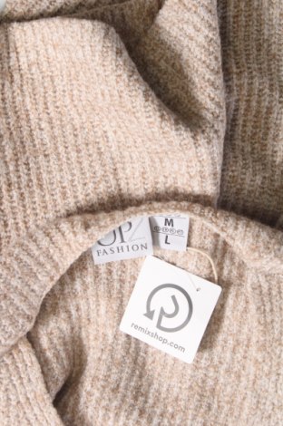 Γυναικείο πουλόβερ Up 2 Fashion, Μέγεθος M, Χρώμα  Μπέζ, Τιμή 6,64 €