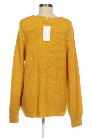 Дамски пуловер VILA, Размер XL, Цвят Жълт, Цена 14,04 лв.