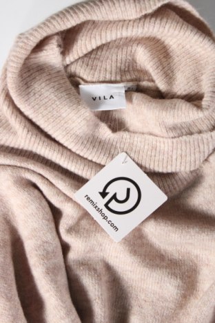 Дамски пуловер VILA, Размер L, Цвят Бежов, Цена 27,00 лв.