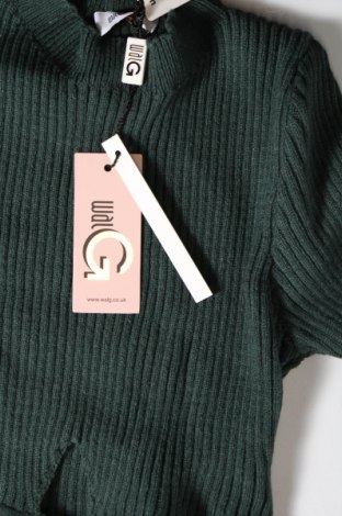 Дамски пуловер Wal G, Размер L, Цвят Зелен, Цена 20,46 лв.