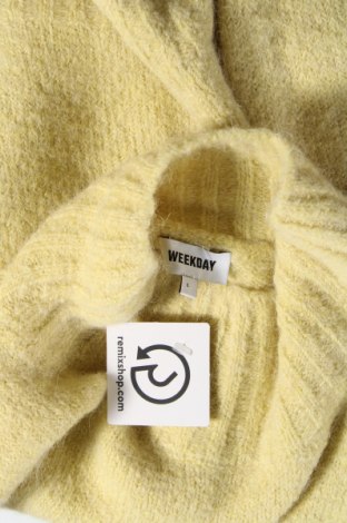 Γυναικείο πουλόβερ Weekday, Μέγεθος L, Χρώμα Κίτρινο, Τιμή 19,79 €
