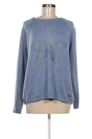 Дамски пуловер Woman By Tchibo, Размер XL, Цвят Син, Цена 17,40 лв.