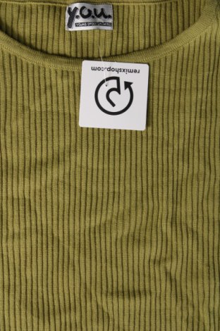 Dámský svetr Y.O.U, Velikost XL, Barva Zelená, Cena  152,00 Kč