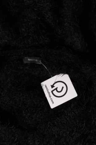 Дамски пуловер Yessica, Размер L, Цвят Черен, Цена 13,99 лв.
