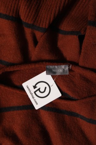 Дамски пуловер Yessica, Размер L, Цвят Кафяв, Цена 8,70 лв.