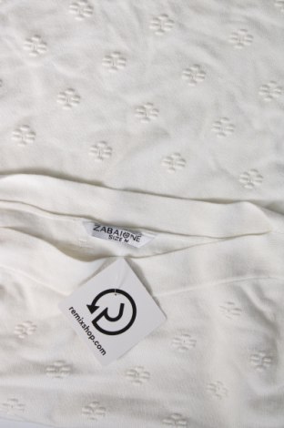 Дамски пуловер Zabaione, Размер M, Цвят Бял, Цена 18,45 лв.