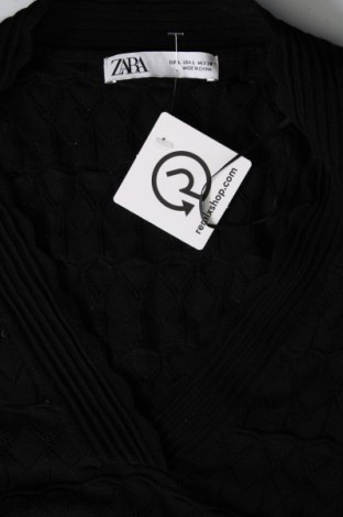 Дамски пуловер Zara, Размер L, Цвят Черен, Цена 24,00 лв.