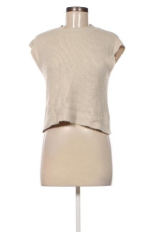 Дамски пуловер Zara, Размер S, Цвят Екрю, Цена 7,68 лв.