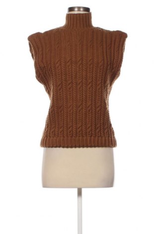 Дамски пуловер Zara, Размер L, Цвят Кафяв, Цена 24,00 лв.