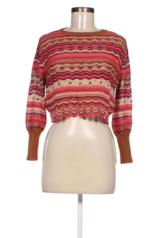 Дамски пуловер Zara, Размер S, Цвят Многоцветен, Цена 13,68 лв.