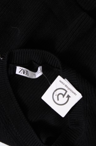 Дамски пуловер Zara, Размер S, Цвят Черен, Цена 8,40 лв.