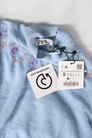 Dámsky pulóver Zara, Veľkosť S, Farba Modrá, Cena  13,42 €