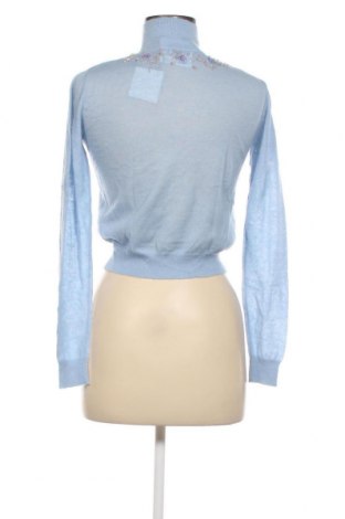 Дамски пуловер Zara, Размер S, Цвят Син, Цена 62,00 лв.