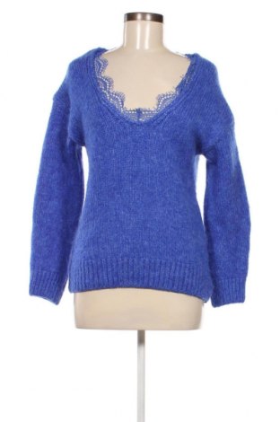 Дамски пуловер Zara, Размер S, Цвят Син, Цена 24,00 лв.