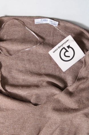 Pulover de femei Zara, Mărime S, Culoare Bej, Preț 29,21 Lei