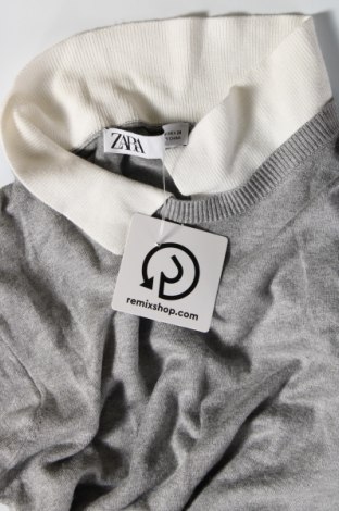 Дамски пуловер Zara, Размер M, Цвят Сив, Цена 27,00 лв.