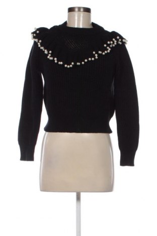 Дамски пуловер Zara, Размер M, Цвят Черен, Цена 29,14 лв.