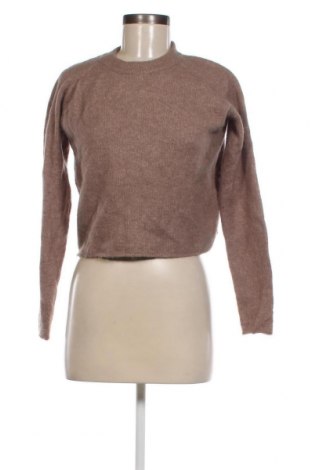 Дамски пуловер Zara, Размер S, Цвят Кафяв, Цена 10,26 лв.