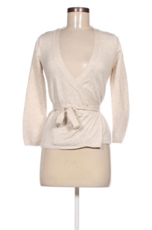 Дамски пуловер Zara Knitwear, Размер M, Цвят Бежов, Цена 17,69 лв.
