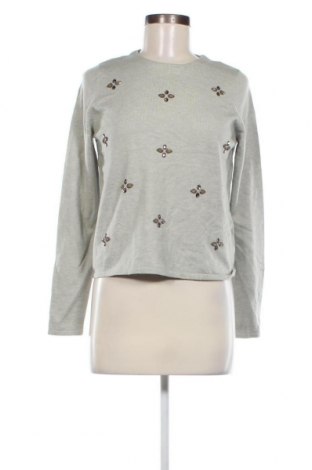 Дамски пуловер Zara Knitwear, Размер M, Цвят Зелен, Цена 10,80 лв.