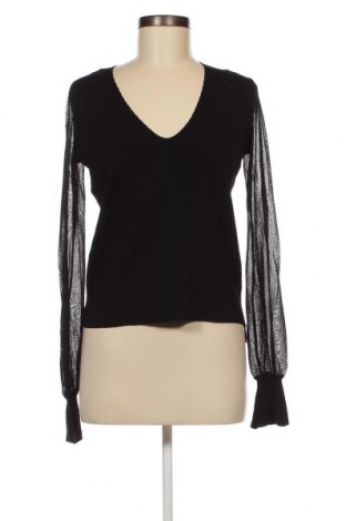 Дамски пуловер Zara Knitwear, Размер M, Цвят Черен, Цена 8,88 лв.