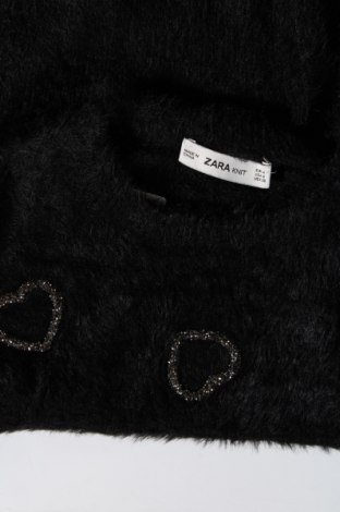 Дамски пуловер Zara Knitwear, Размер M, Цвят Черен, Цена 24,00 лв.