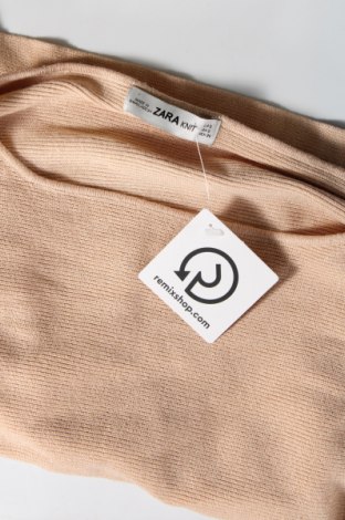 Γυναικείο πουλόβερ Zara Knitwear, Μέγεθος S, Χρώμα  Μπέζ, Τιμή 6,24 €